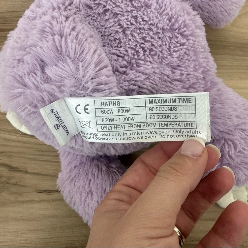 Warmies Plush Purple Sloth Stuffed Animal